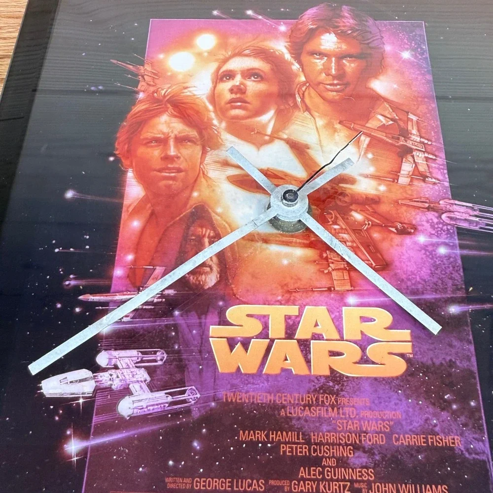 Star Wars Special Edition 1997 ClockWise Beveled Glass Table Clock 177/1000